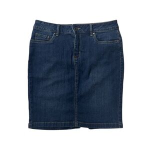 Sonoma Blue Pencil Skirt Knee-Length Work